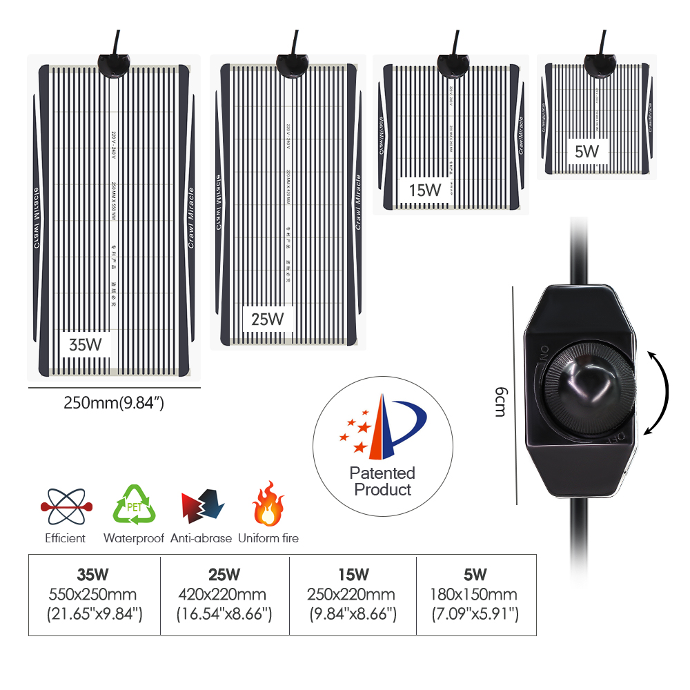 Material de grafeno UE/AU/UK/E - Heat Mat Seedling reseña y precio